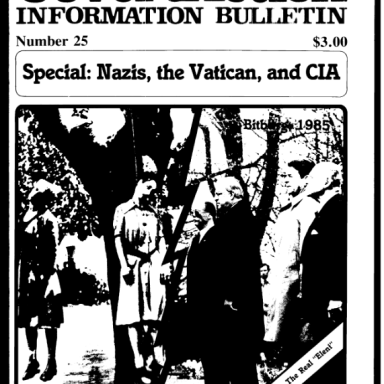 Q Post 851 - Nazis, the Vatican, and the CIA - LEARN