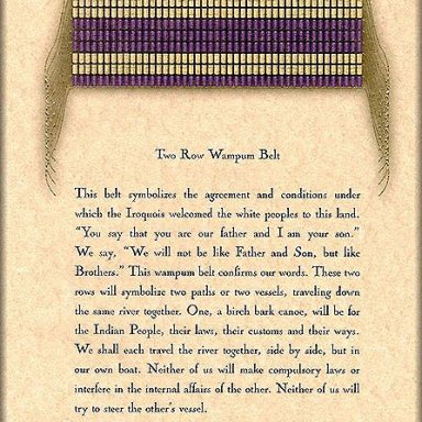 Two Row Wampum